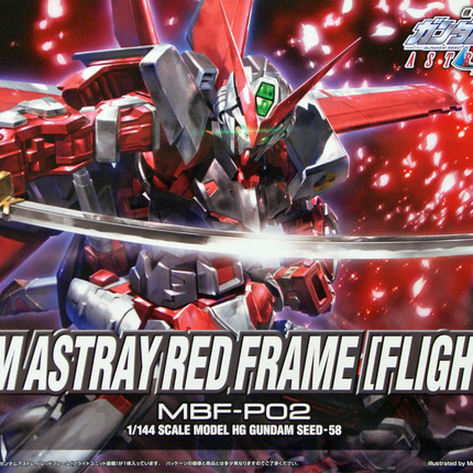 Bandai - Gunpla - HGSEED 1/144 - Mobile Suit Gundam SEED Destiny Astray R - MBF-P02 Gundam Astray Red Frame (Flight Unit) - retail packaging