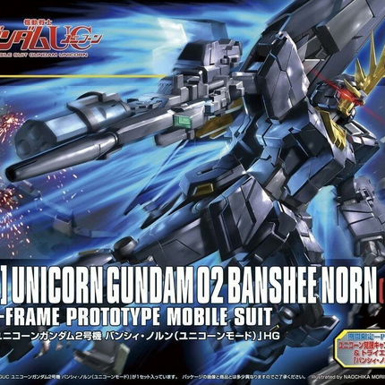 Bandai - Gunpla - HGUC 1/144 - Mobile Suit Gundam Unicorn - RX-0[N] Unicorn Gundam 02 Banshee Norn (Unicorn Mode) - retail packaging