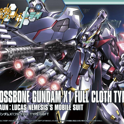 Bandai - Gunpla - HGBF 1/144 - Gundam Build Fighters Try - XM-X1 Crossbone Gundam X1 Full Cloth Type.GBFT - retail packaging