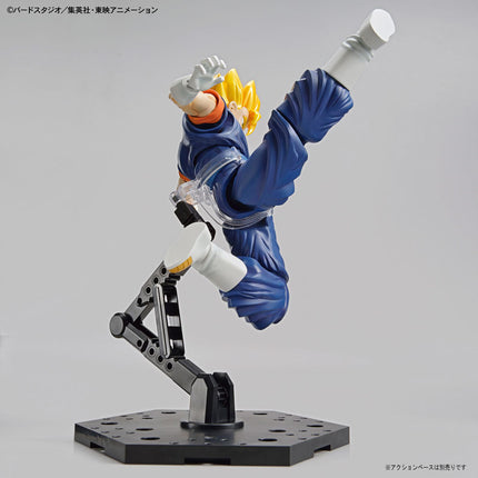 Bandai - Figure-rise Standard - Dragon Ball Z - Super Saiyan Vegetto (Package Renewal) - assembled product, airborne high kick on separately sold Action Base