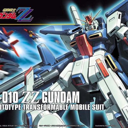 Bandai - Gunpla - HGUC 1/144 - Mobile Suit Gundam ZZ - MSZ-010 ZZ Gundam - retail packaging