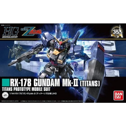 Bandai - Gunpla - HGUC 1/144 - Mobile Suit Zeta Gundam - RX-178 Gundam Mk-II (Titans) - retail packaging