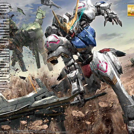 Bandai - Gunpla - MG 1/100 - Mobile Suit Gundam: Iron-Blooded Orphans - ASW-G-08 Gundam Barbatos (4th Form) - retail packaging