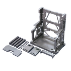 Bandai - Builders Parts - System Base 001 (Gun Metallic) - 1/144-Compatible Display Base - assembled product
