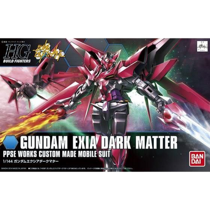 Bandai - Gunpla - HGBF 1/144 - Gundam Build Fighters - PPGN-001 Gundam Exia Dark Matter - retail packaging
