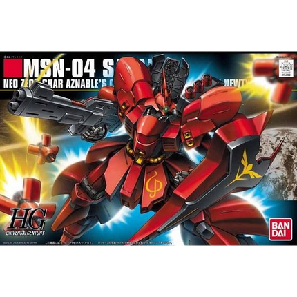 Bandai - Gunpla - HGUC 1/144 - Mobile Suit Gundam: Char's Counterattack - MSN-04 Sazabi - retail packaging