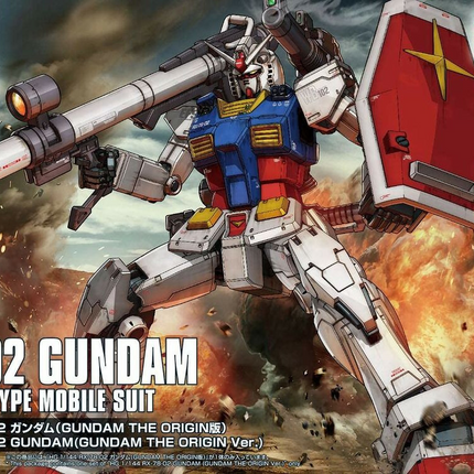 Bandai - Gunpla - HG The Origin 1/144 - Mobile Suit Gundam: The Origin - RX-78-02 Gundam (Gundam The Origin Ver.) - retail packaging