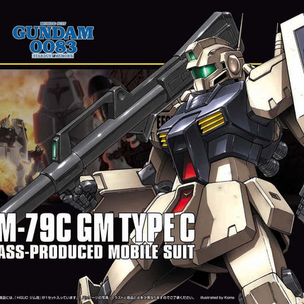 Bandai - Gunpla - HGUC 1/144 - Mobile Suit Gundam 0083: Stardust Memory - RGM-79C GM Type C - retail packaging
