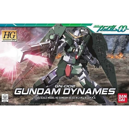 Bandai - Gunpla - HG00 1/144 - Mobile Suit Gundam 00 - GN-002 Gundam Dynames - retail packaging