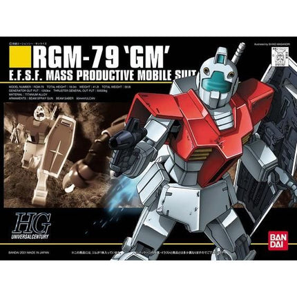 Bandai - Gunpla - HGUC 1/144 - Mobile Suit Gundam - RGM-79 GM - official view 5