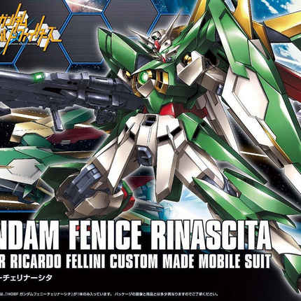 Bandai - Gunpla - HGBF 1/144 - Gundam Build Fighters - XXXG-01Wfr Gundam Fenice Rinascita - retail box