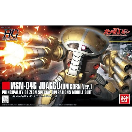 Bandai - Gunpla - HGUC 1/144 - Mobile Suit Gundam Unicorn - MSM-04G Juaggu (Unicorn Ver.) - retail packaging