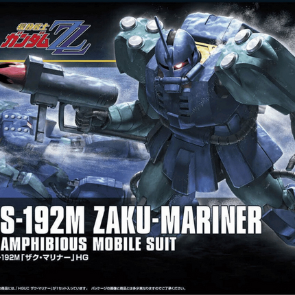 Bandai - Gunpla - HGUC 1/144 - Mobile Suit Gundam ZZ - RMS-192M Zaku-Mariner - retail packaging