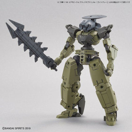 Bandai - 30MM 1/144 - Extended Armament Vehicle (Attack Submarine Ver.) (Light Grey) - official view 11