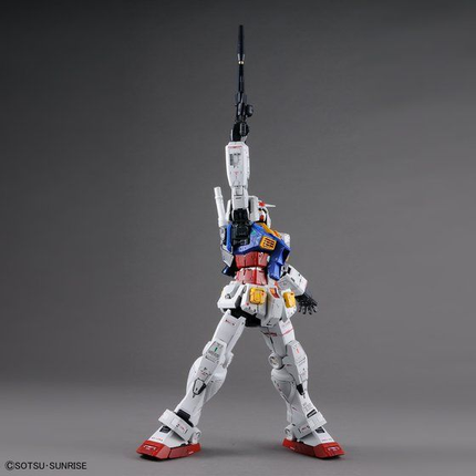 Bandai PG Unleashed 1/60 RX-78-2 Gundam official raised rifle articulation pose