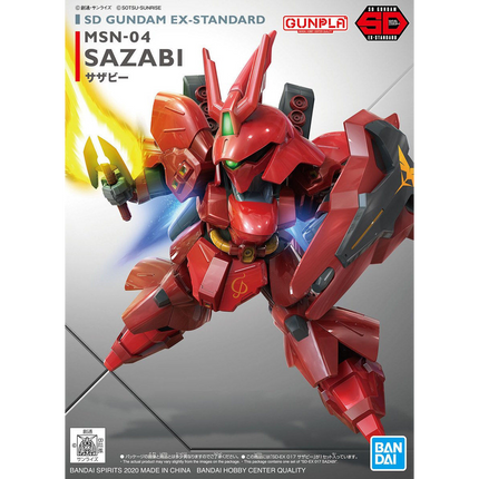 Bandai - Gunpla - SD EX-Standard - Mobile Suit Gundam: Char's Counterattack - MSN-04 Sazabi - retail packaging