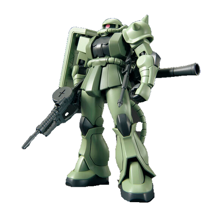 Bandai - Gunpla - HGUC 1/144 - Mobile Suit Gundam - MS-06 Zaku II - assembled product