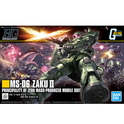 Bandai - Gunpla - HGUC 1/144 - Mobile Suit Gundam - MS-06 Zaku II - official view 8