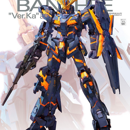 Bandai - Gunpla - MG 1/100 - Mobile Suit Gundam Unicorn - RX-0 Unicorn Gundam 02 Banshee Ver.Ka - retail packaging