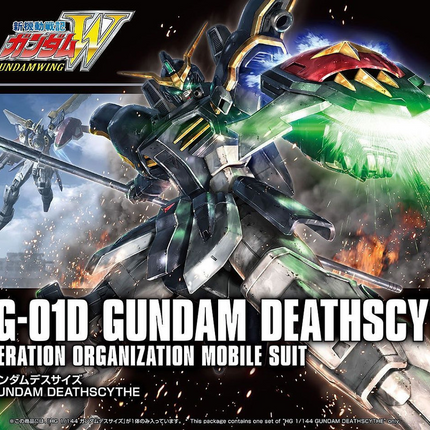 Bandai - Gunpla - HGAC 1/144 - Mobile Suit Gundam Wing - XXXG-01D Gundam Deathscythe - retail packaging