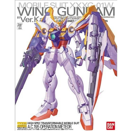 Bandai - Gunpla - MG Ver.Ka 1/100 - Mobile Suit Gundam Wing - XXXG-01W Wing Gundam Ver.Ka - retail packaging