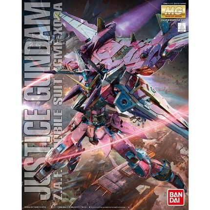 Bandai - Gunpla - MG 1/100 - Mobile Suit Gundam SEED - ZGMF-X09A Justice Gundam - retail packaging