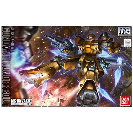 Bandai - Gunpla - HG 1/144 - Mobile Suit Gundam Thunderbolt - MS-05 Zaku I (Gundam Thunderbolt Ver.) - retail packaging