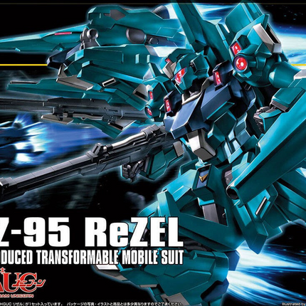 Bandai - Gunpla - HGUC 1/144 - Mobile Suit Gundam Unicorn - RGZ-95 ReZEL - retail packaging