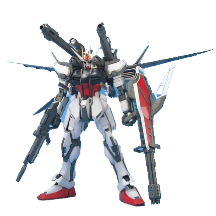 Bandai - Gunpla - MG 1/100 - Mobile Suit Gundam SEED - GAT-X105 Strike Gundam + I.W.S.P. - assembled product