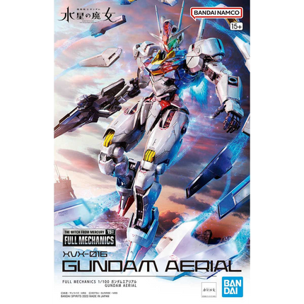 Bandai - Gunpla - Full Mechanics 1/100 - Mobile Suit Gundam: The Witch from Mercury - XVX-016 Gundam Aerial - retail packaging