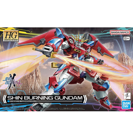 Bandai - Gunpla - HG Build Metaverse 1/144 - Gundam Build Metaverse - Shin Burning Gundam - retail packaging