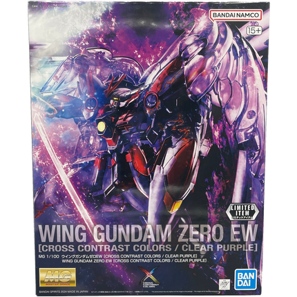 Bandai - Gunpla - MG 1/100 - Mobile Suit Gundam Wing: Endless Waltz - Wing Gundam Zero EW (Cross Contrast Colors / Clear Purple) - retail box