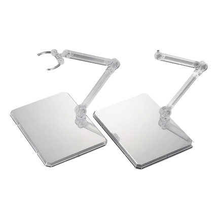 Bandai - Action Base 7 Clear with Mirror Stickers (Set of 2) - assembled product