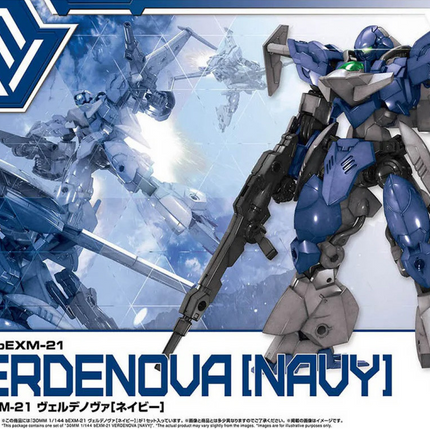 Bandai - 30 Minutes Missions - 30MM 1/144 - bEXM-21 Verdenova (Navy) - retail packaging