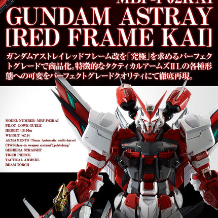 Bandai - Gunpla - PG 1/60 - Mobile Suit Gundam SEED VS Astray - MBF-P02KAI Gundam Astray Red Frame Kai - official view 14