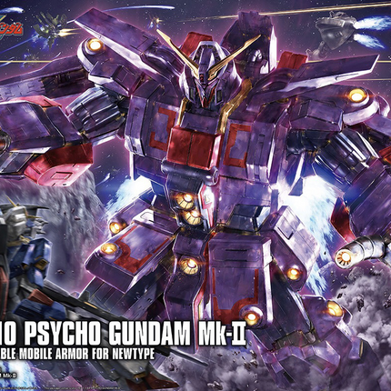 Bandai - Gunpla - HGUC 1/144 - Mobile Suit Zeta Gundam - MRX-010 Psycho Gundam Mk-II - retail packaging