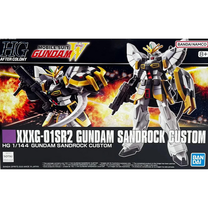 Bandai - Gunpla - HGAC 1/144 - Mobile Suit Gundam Wing - XXXG-01SR2 Gundam Sandrock Custom - retail packaging