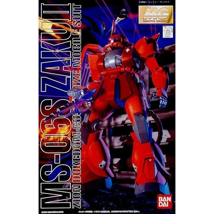 Bandai - Gunpla - MG 1/100 - Mobile Suit Gundam - MS-06S Zaku II (Char's Custom) - retail packaging