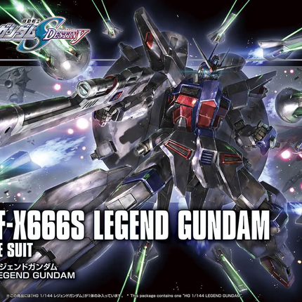 Bandai - Gunpla - HGCE 1/144 - Mobile Suit Gundam SEED Destiny - ZGMF-X666S Legend Gundam - retail packaging