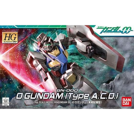 Bandai - Gunpla - HG00 1/144 - Mobile Suit Gundam 00 - GN-000 O Gundam (Type A.C.D.) - retail packaging