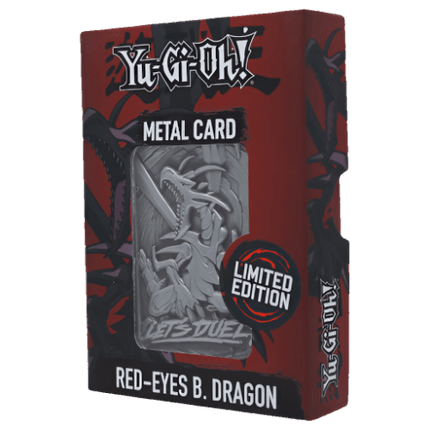 Fanattik - Yu-Gi-Oh! - Metal Card - Red Eyes B. Dragon (Limited Edition)
