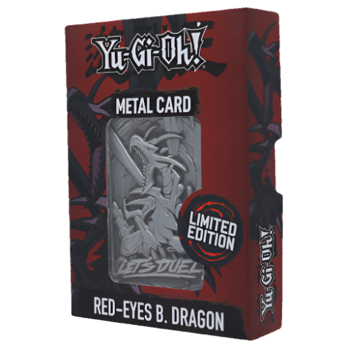 Fanattik - Yu-Gi-Oh! - Metal Card - Red Eyes B. Dragon (Limited Edition)