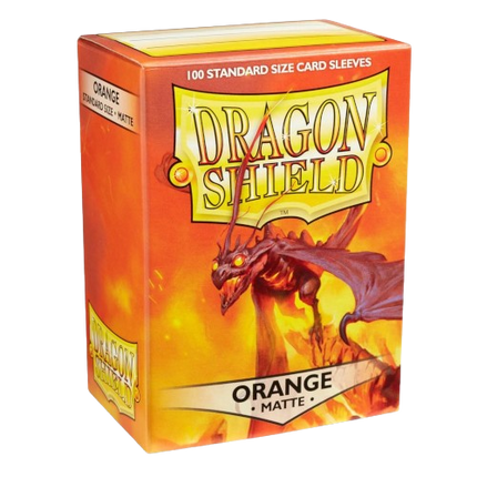 Dragon Shield - Dual Matte Sleeves - Standard Size - 100pk - Orange