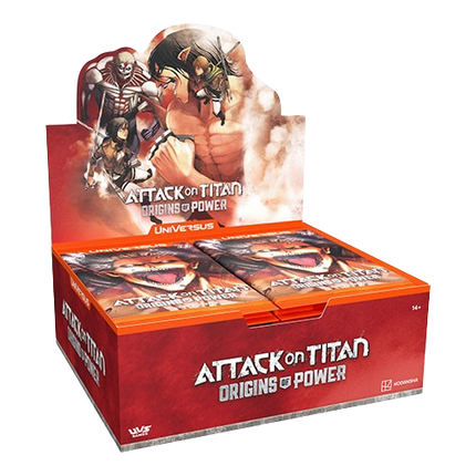 UniVersus CCG - Attack on Titan - Origins of Power Booster Box (24 Packs)