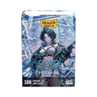 Dragon Shield Grand Archive Piccarda, Night Rider 100 standard-size sleeves - original pack artwork on transparent background