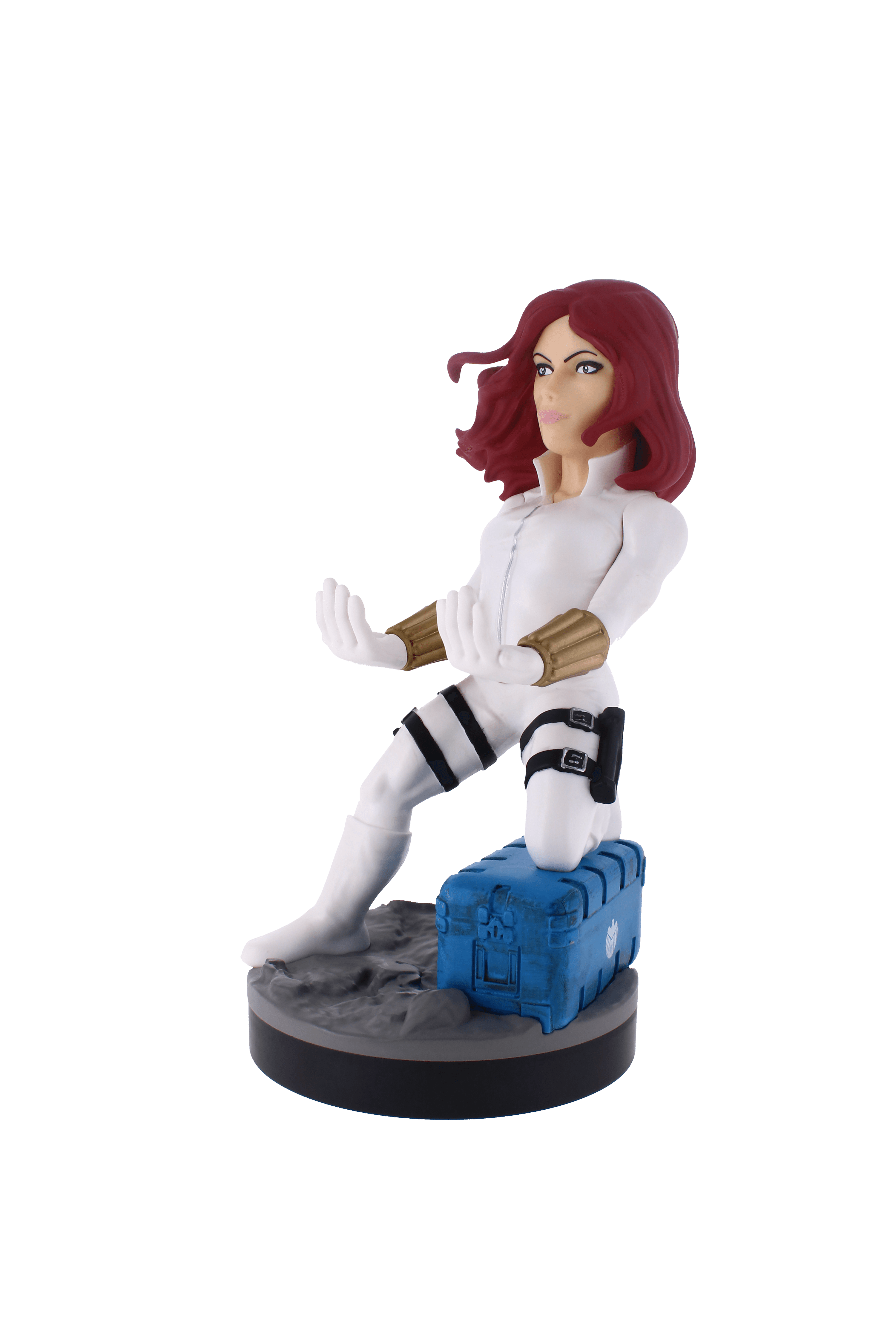 Cable Guys - Marvel - Black Widow (White Suit) - Phone & Controller Holder - The Card Vault