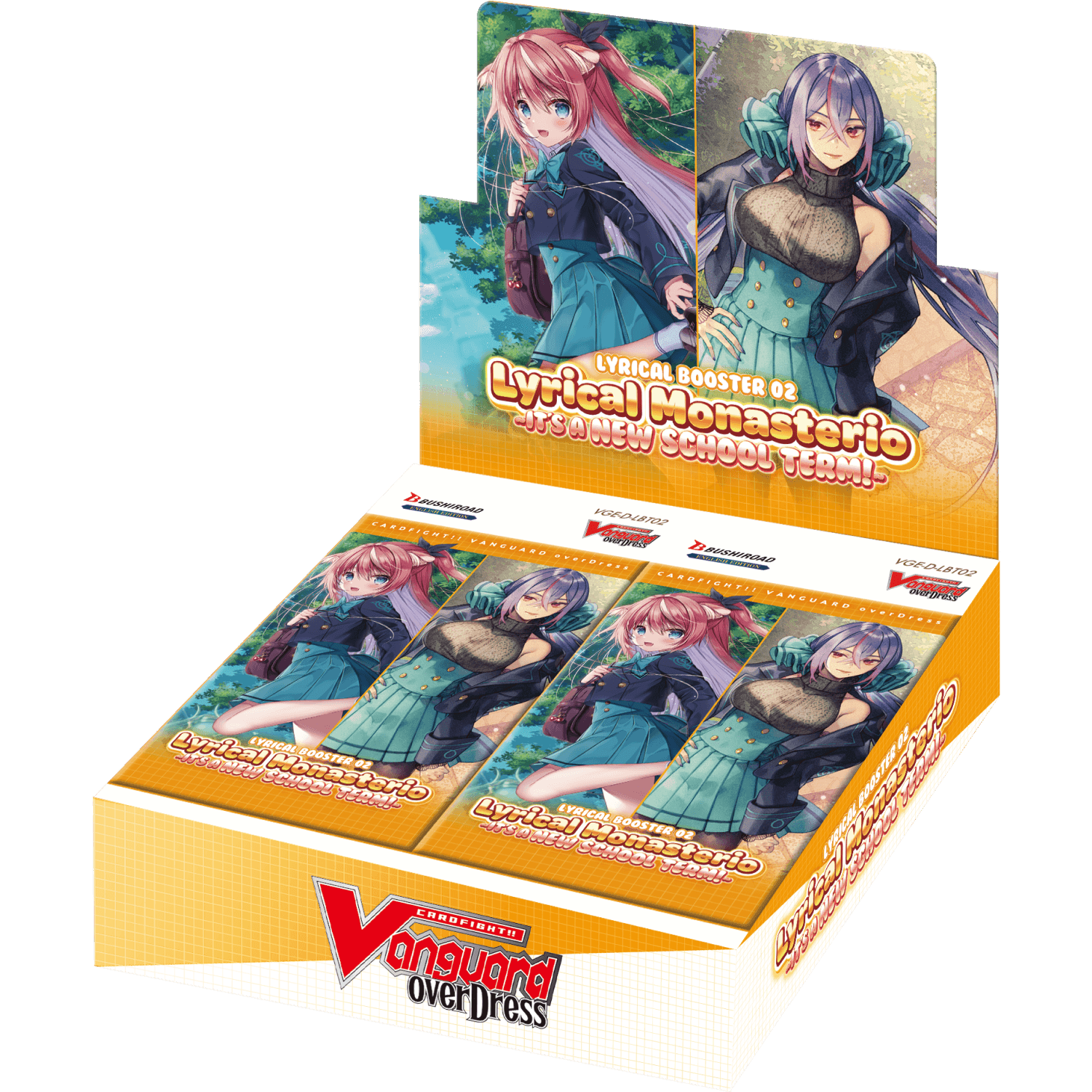 Cardfight!! Vanguard OverDress - Lyrical Booster - 02 Lyrical Monasterio: It's a New School Term Booster Box - The Card Vault