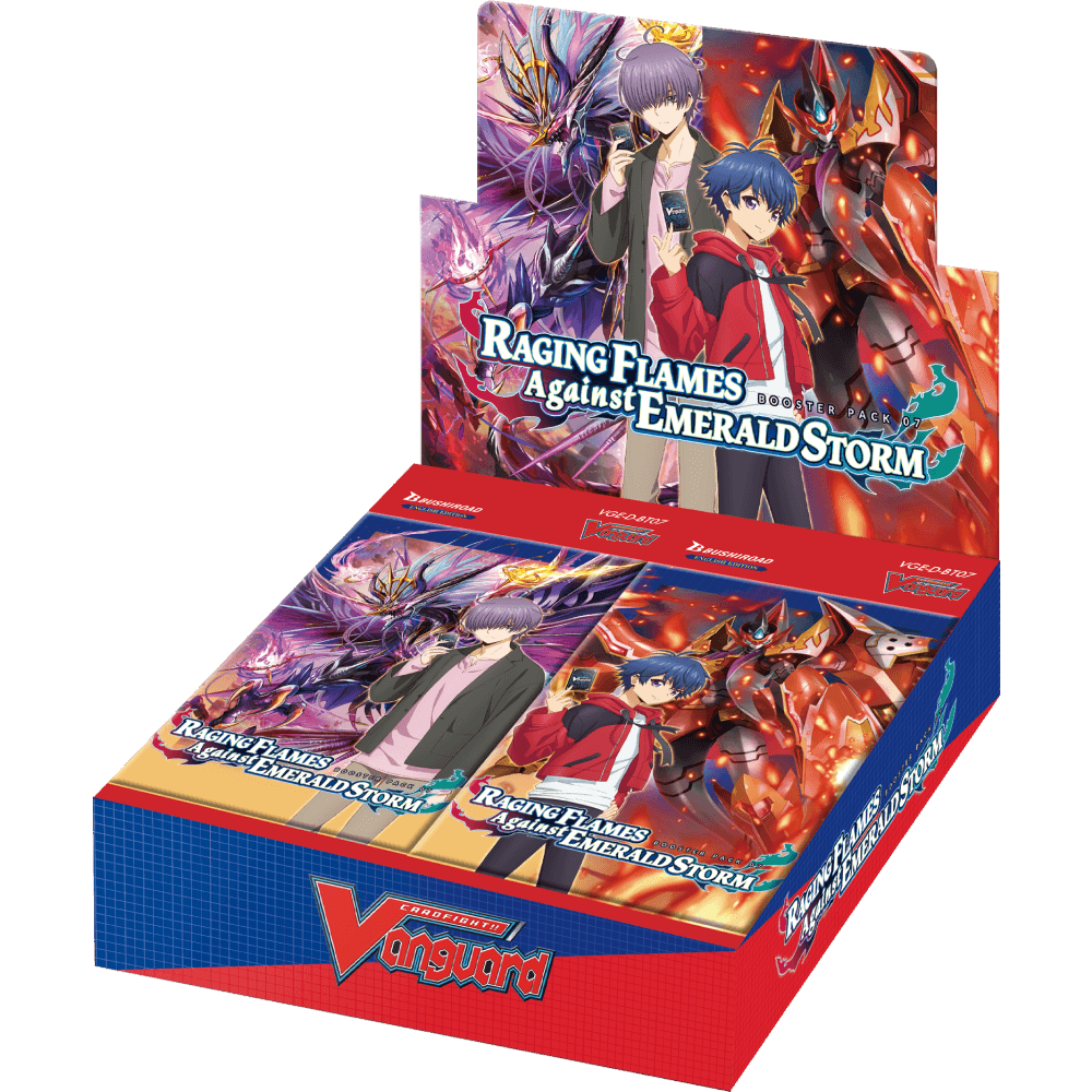 Cardfight!! Vanguard - will+Dress: Raging Flames Against Emerald Storm Booster Box - The Card Vault