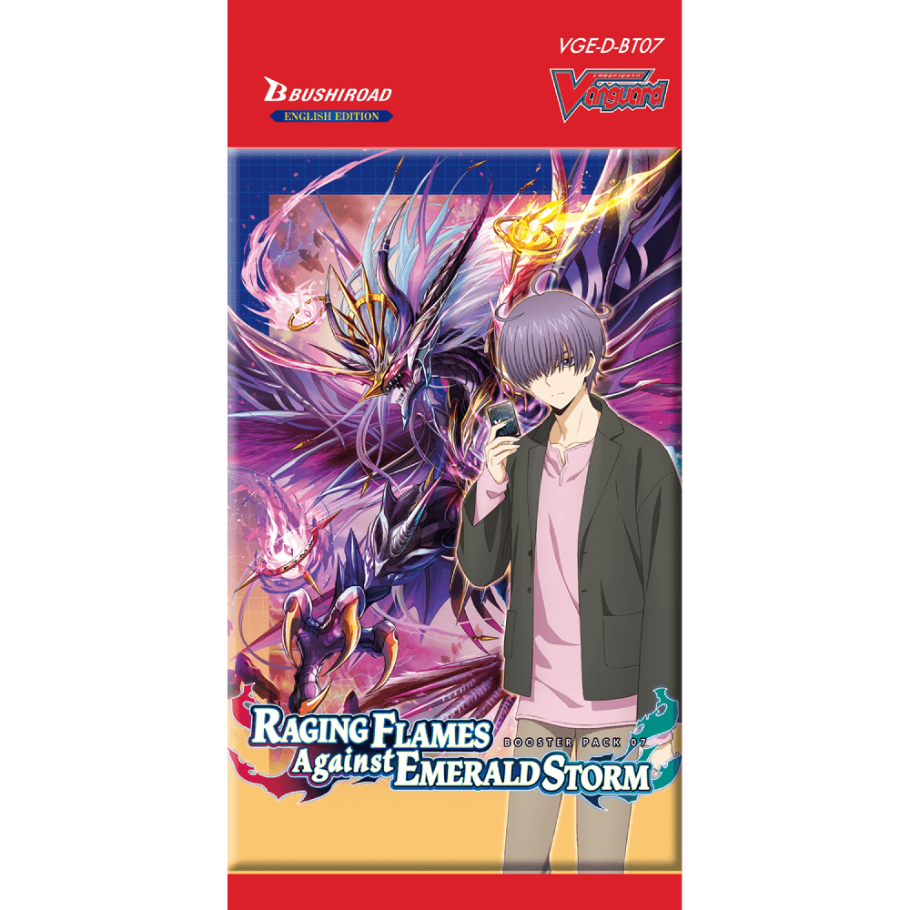 Cardfight!! Vanguard - will+Dress: Raging Flames Against Emerald Storm Booster Pack - The Card Vault