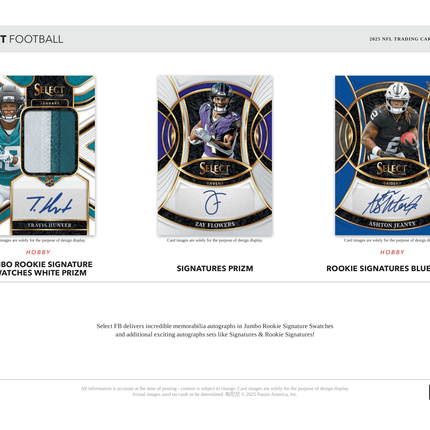 Panini - 2025 Select American Football (NFL) - Hobby Box